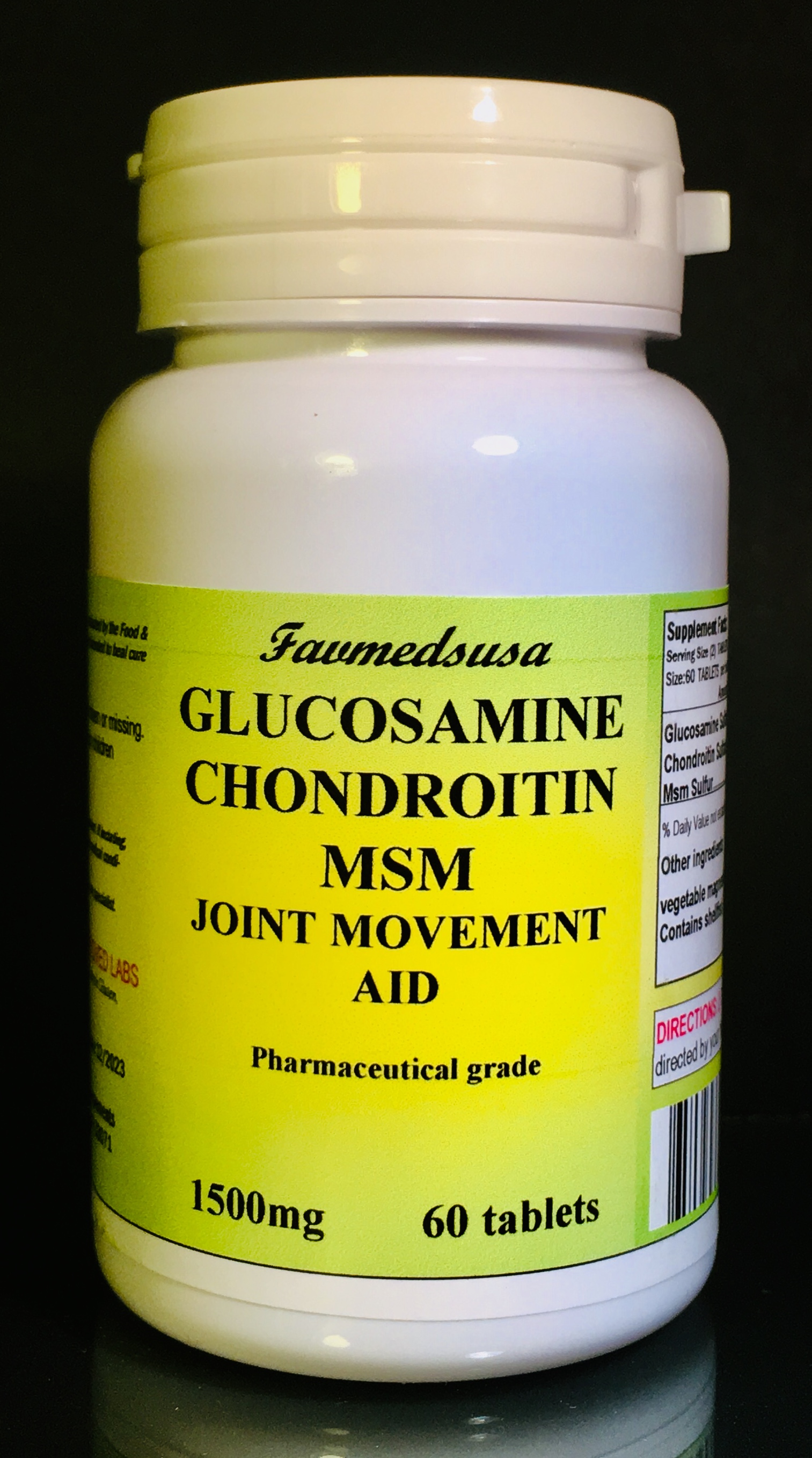 Glucosamine Chondroitin +MSM - 60 tablets